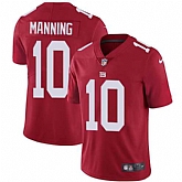 Nike New York Giants #10 Eli Manning Red Alternate NFL Vapor Untouchable Limited Jersey,baseball caps,new era cap wholesale,wholesale hats